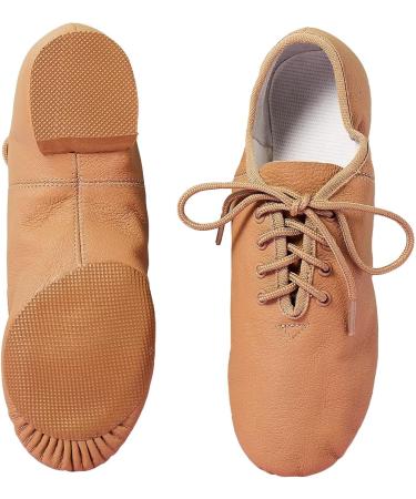 Buy s.lemon Genuine Leather Jazz Dance Shoes | Split Sole Modern Jazz Shoes for Men & Women - Lace Up Beige 42 EU - Buy Online on GoSupps.com