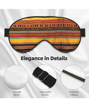 Native American Pattern Soft Sleep Eye Mask - Breathable Female Eye Patch for Travel & Relaxation - Buy Online on GoSupps.com
