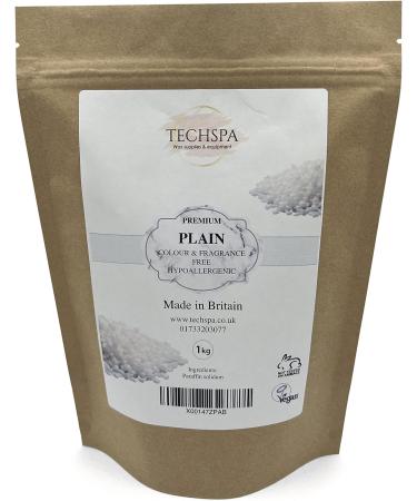 Techspa Plain Paraffin Wax Skin Therapy 1kg - Made in UK | Hand & Foot Treatment - Buy Online on GoSupps.com