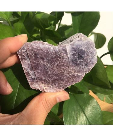 180-200g Natural lepidolite Crystal Slice Rough Purple mica Rock Hair cursor This Purple mica Decoration Reiki Stone ERTEYIN