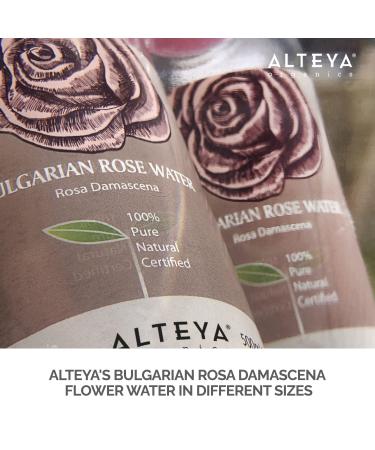 Alteya Organics Rose Water Facial Toner 17 Fl Oz - Bulgarian Rosa Damascena Flower Water - Moisturizing Award-Winning Formula - BPA-Free Bottle - 1 Pack - Buy Online on GoSupps.com