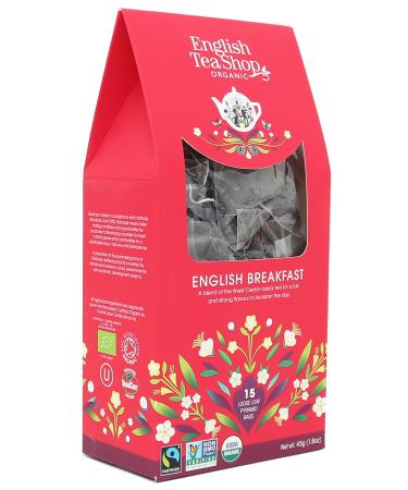 English Tea Shop Organic English Breakfast Tea (15 Pyramids) 44.9999999999999 g