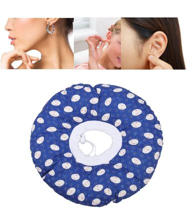Comfortable Ear Pain Relief Cushion for Side Sleepers - Blue Cotton Earrage Cushion for Ear Hole Piercing | 11.4 inches - Buy Online on GoSupps.com