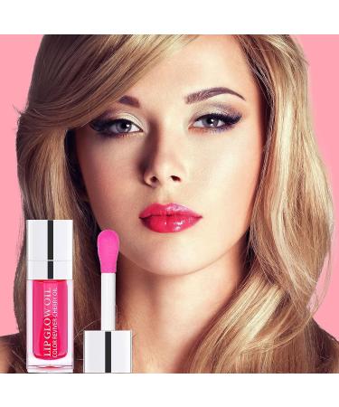 YUOLITA Hydrating Lip Glow Oil - Cherry Tinted Lip Plumping Gloss for Moisturized & Non-Sticky Lips - Buy Online on GoSupps.com
