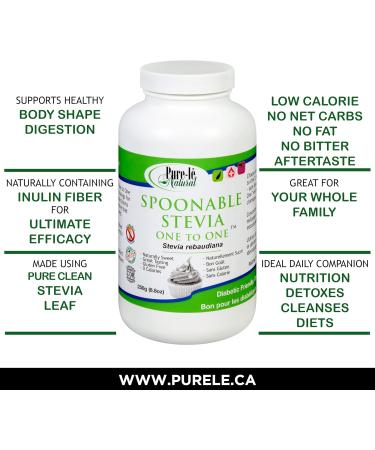 Spoonable Stevia One To One 250g Sweet clean taste - Buy Online on GoSupps.com