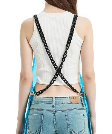 MIKI WELL Hair Stylist Apron - Adjustable Apron with Pockets Blue - Buy Online on GoSupps.com