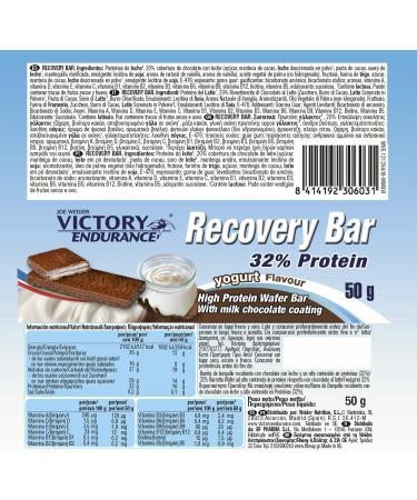 Victory Endurance Recovery Bar 12 x 50 g Yogurt - Buy Online on GoSupps.com