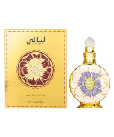 Swiss Arabian Layali - Luxury Products from Dubai - Long Lasting Addictive Personal EDP Spray Fragrance - Seductive Signature Aroma - 1.7 oz - Buy Online on GoSupps.com