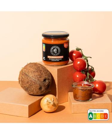 Buy Vegan Tikka Masala Chunky Bowl - 380g Glass - Healthy Gluten-Free High Protein Ready Meal - Lion Content - Buy Online on GoSupps.com
