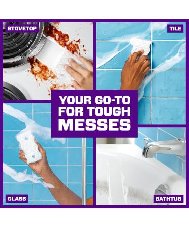 Mr. Clean Magic Eraser Ultra Foamy Multi Purpose Cleaner Foaming Magic Eraser Sponge Multi Surface Cleaner 5 Count - Buy Online on GoSupps.com