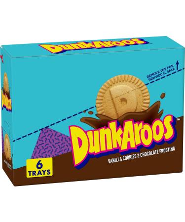Dunkaroos, Vanilla Cookies and Chocolate Frosting, 9 oz (Pack of 6) 6 Count (Pack of 1)