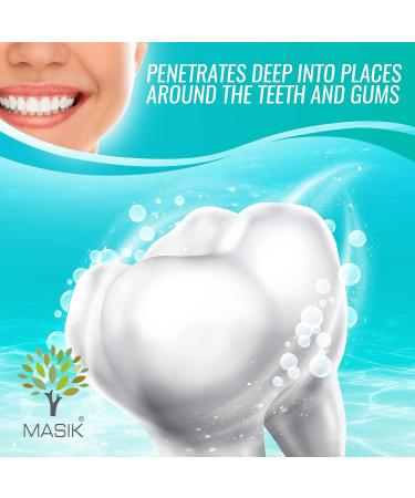 Masik Natural Toothpaste Whitening & Sensitive Teeth | Dead Sea Salt | Stain & Plaque Remover | Bleeding Gums & Canker Sore Care | Floride & SLS-Free | Non-Foaming | Made in Israel (Mint 3-Pack) - Buy Online on GoSupps.com