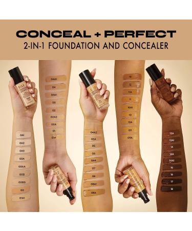 Milani Conceal + Perfect 2-in-1 Foundation + Concealer - Natural Beige (1 Fl. Oz.) | Cruelty-Free Liquid Foundation for Flawless Complexion - Cover Under-Eye Circles, Blemishes & Discoloration - Buy Online on GoSupps.com