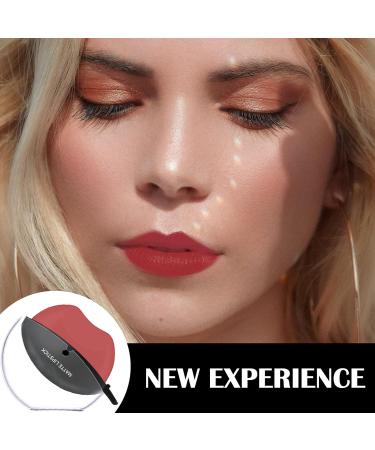 DAGEDA 3 Colors Matte Lipstick Set - Long Lasting & High Pigmented Lip Gloss - Waterproof & Non-Stick Cup - Easy to Color Lazy Lip Makeup (Color A) - Buy Online on GoSupps.com