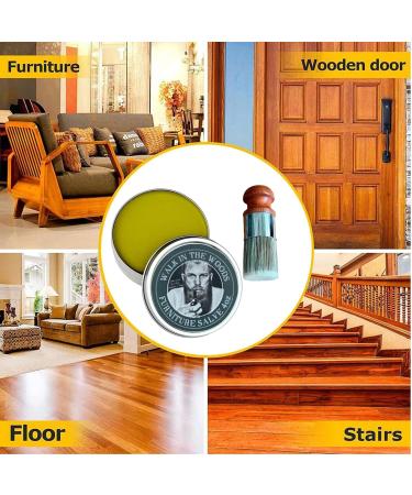 Furniture Salve For Leather Salve With Brush For Leather Leather Salve With Brush Leather Restorer Repair & Conditioner Furniture Polish Wax Long-Lasting Leather Care Kit For Wood Chair - Buy Online on GoSupps.com