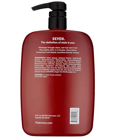 SEVEN SEVEN Rinzu Helio Violet Conditioner for Blonde Hair - 32 fl. oz. | Anti-Brass for Radiant Color - International Shipping Available - Buy Online on GoSupps.com