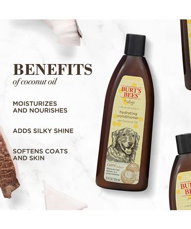 Burt's Bees Hydrating Dog Conditioner with Coconut Oil - 12 fl oz - Buy Online on GoSupps.com