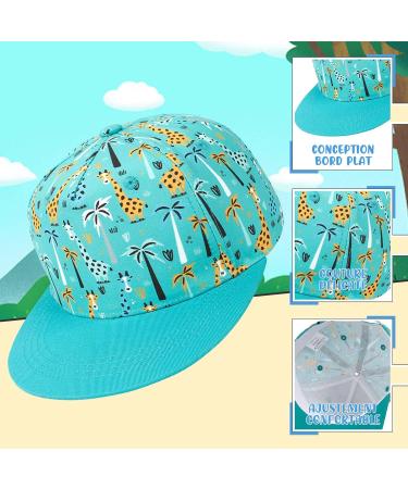 Seyufn Children's Baseball Cap - Cute Giraffe Pattern for Boys & Girls (Ages 1-2) | Flat Clamp Sport Hat - Buy Online on GoSupps.com