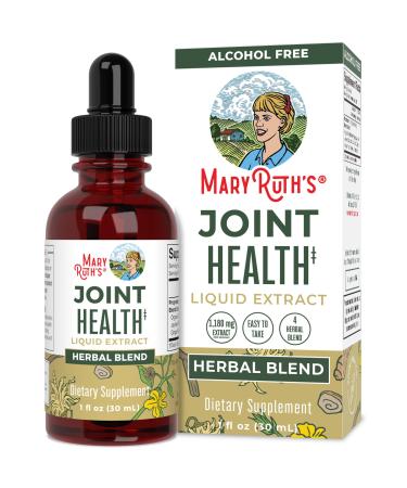 Joint Support Supplement by MaryRuth's | Joint Health Herbal Blend Liquid Drops | Ginger Root | Licorice Root | Cats Claw | Devils Claw | Vegan | Non GMO | 30 Servings