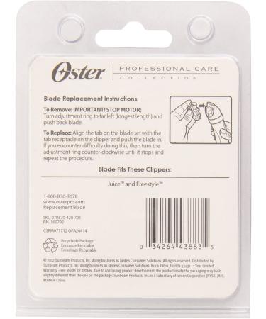 Oster SuperSteels Freestyle Replacement Blade - High-Quality and Durable Option - Buy Online on GoSupps.com
