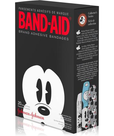 Disney Mickey Mouse Band-Aid Decorative Adhesive Bandages - 20 Count - Buy Online on GoSupps.com