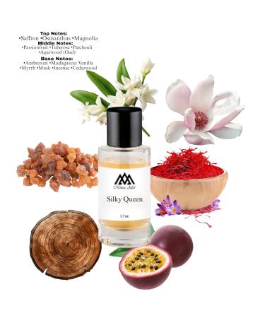 Monac - Creed's Collection - Niche Inspired Perfume - Eau de Parfum - 50 Ml 95%-99.9% similar Long Lasting 8-15 hours (Silky Queen Inspired by Queen of Silk (W)) - Buy Online on GoSupps.com