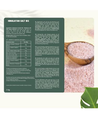 Cupplement Himalayan Salt 1kg - Highest Quality - Coarse Salt - Bath Salts - Buy Online on GoSupps.com