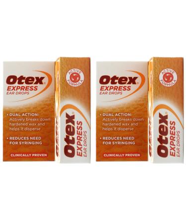 Otex Express Ear Drops 10ml - Pack of 2