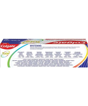 Colgate Total Original Whitening toothpaste 2x 75 ml - Buy Online on GoSupps.com