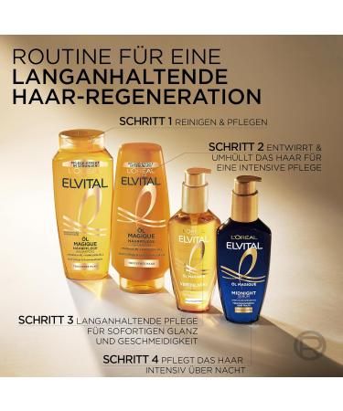  L'Oreal Paris L'Oreal Paris Elvital Conditioner for Intensive and Light Care with Precious Floral Oils Nutritious Care with Magic Oil 6 x 250 ml - Buy Online on GoSupps.com