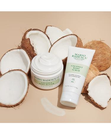 Mario Badescu Coconut Body Butter 8 oz | Shea Butter Moisturizer for Smooth & Radiant Skin - Buy Online on GoSupps.com