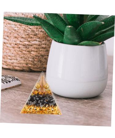 Crystal Ball Pyramid Ornament | Unique Resin Crafts & Desktop Decor - International Shipping - Buy Online on GoSupps.com