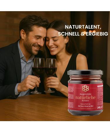 Natural Premium Instant Effect Gel Extra Strong for Active Men - Turkish Macun - Maca - Ginseng & Tribulus Terrestris - 240 g - PACK OF 2 - Buy Online on GoSupps.com