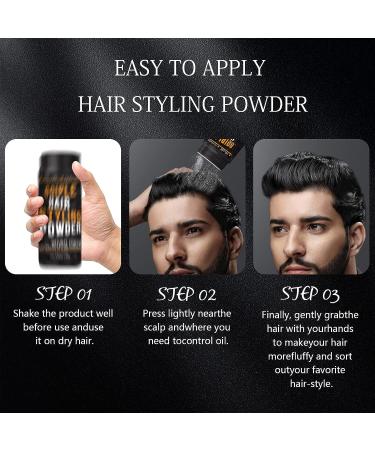 Men's Hair Styling Powder - Strong Hold, Matte Finish, Texturizing - 1.05oz - Buy Online on GoSupps.com