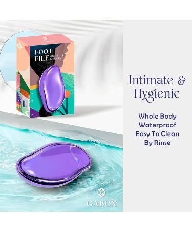 Callus Remover Foot Scrubber | Dead Skin Heel Scraper Pedicure Tool | Purple Foot SPA for Men and Women - Buy Online on GoSupps.com