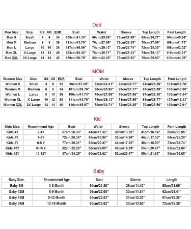 Merry Christmas Plaid Family Matching Set - Top and Pants for Women, Men, and Kids - Homewear Suit - 7-kid-black, 10Y - Buy Online on GoSupps.com