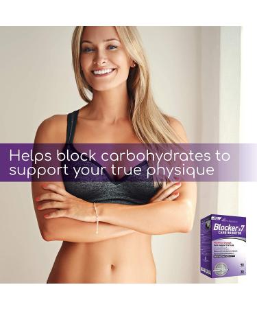 BioGenetic Labs Carb Blocker X7 - White Kidney Bean Cheat Pill for Keto - 90 Capsules for Weight Management in Women and Men - Buy Online on GoSupps.com