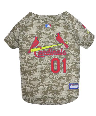 MLB Jersey for Dogs - Saint Louis Cardinals Hunting Jersey, Medium. - MLB Team Logo Camouflage Pet Jersey. Saint Louis Cardinals Medium