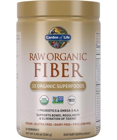 Garden of Life Fiber Supplement Raw Organic Fiber Powder - 10 Servings - Buy Online on GoSupps.com