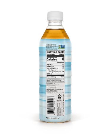 Organic Unsweetened Green & White Tea - 12 Pack, 0 Calories, Sugar Free - 16.9 Oz Bottles - Buy Online on GoSupps.com