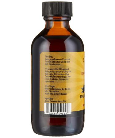 Sunny Isle Jamaican Black Castor Oil - 2 fl oz | Pure & Organic - Buy Online on GoSupps.com