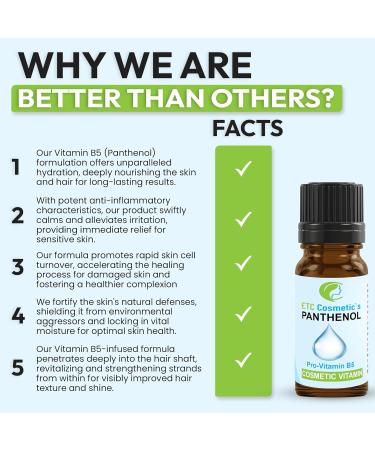 Panthenol Serum 10ml - Skin and hair care formulas such as creams lotions after sun formulas baby skin care cleansers shampoos conditioners - Buy Online on GoSupps.com