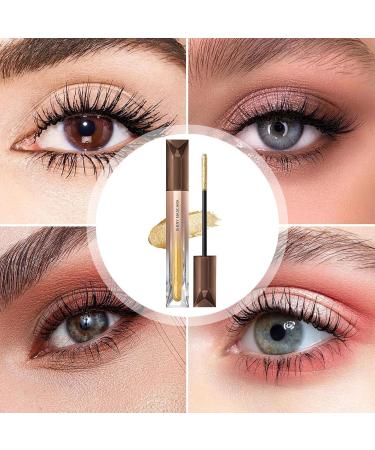 Shimmering mascara glitter mascara for women - Smudge-proof lengthening and volumizing mascara - Eyelash cosmetics waterproof makeup mascara lift curling eye makeup - Buy Online on GoSupps.com