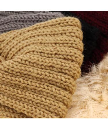 Shop Dreshow Winter Crochet Headband Set for Women - 6 Pack Knitted Ear Warmers | Stylish & Comfortable Hair Bands for Cold Weather - Buy Online on GoSupps.com