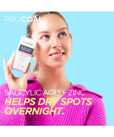 2% BHA Spot Treatment 30ml by Procoal Fast-Acting Blemish Spot Treatment For Face with Salicylic Acid Helps Dry Up Pesky Pimples - Made in UK - Buy Online on GoSupps.com