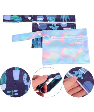 4 Pieces Sanitary Pad Storage Pocket - Portable Women's Hygiene Bag & Tampon Case - 18x13.5cm - Ideal for Travel - Buy Online on GoSupps.com