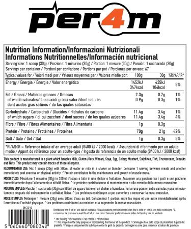 Per4m Whey Protein 900g Blueberry Muffin - Buy Online on GoSupps.com