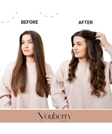 Youberry Silk Heatless Curls - 100% Mulberry Silk Curlers Headband for Long and Medium Hair (Black) - Buy Online on GoSupps.com