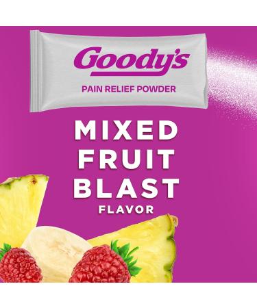 Goody's Pain Relief Powders Extra Strength Headache Powder Mixed Fruit Blast 24 ct (Pack of 1) 24 Count (Pack of 1) Mixed Fruit Powders - Buy Online on GoSupps.com