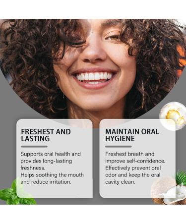 Ourlyard Mouthwash Ourlyard Coconut Oil Mouthwash Essential Oil Coconut Oil for Teeth Teeth Whitening Mouthwash Freshest Breath (2pcs) - Buy Online on GoSupps.com